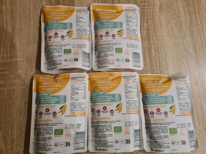 5 purées Good Gout BIO maïs canard 190g - photo numéro 2