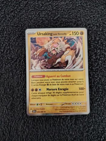 Carte pokémon Ursaking brillante