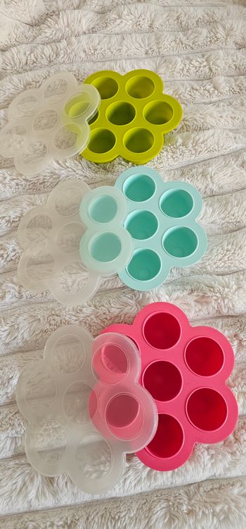 Lot de 3 fleurs 🌸 multiportions BEABA 60ml 