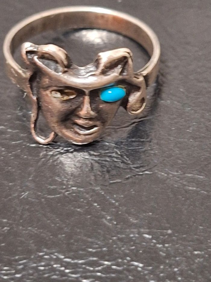 💍 Bague Méduse en argent avec pierre turquoise 💍 - photo numéro 3