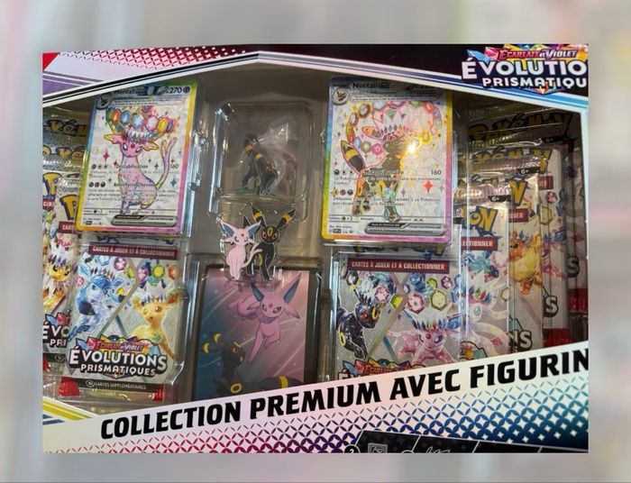 Coffret Premium Pokémon Écarlate et Violet avec figurine - Évolutions Prismatiques 8.5 MENTALI & NOCTALI — ÉVOLUTIONS PRISMATIQUES 17 Sortie officielle : 10 octobre 2025 - photo numéro 4
