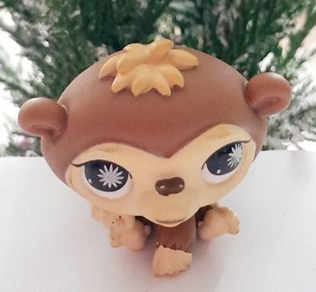 Figurine Littlest Pet Shop Bébé Singe
