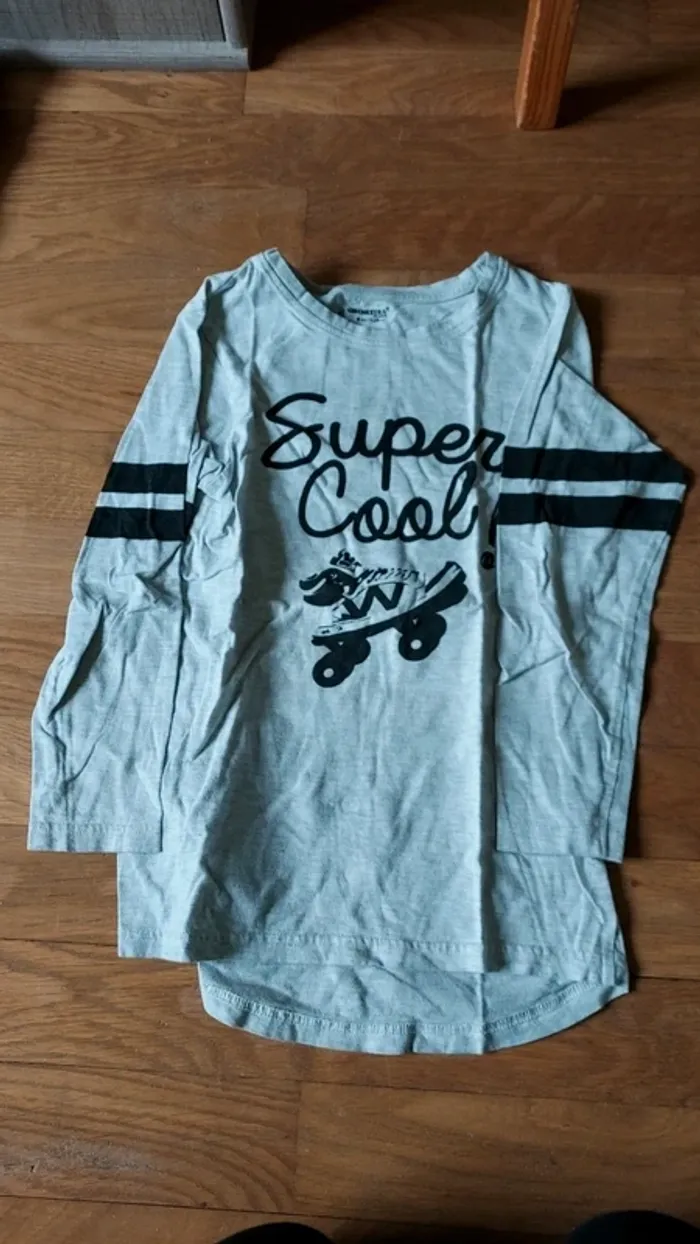 Tee-shirt garçon manches longue