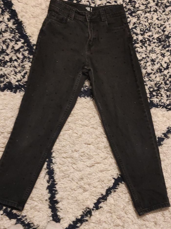 Pantalon à paillettes noir