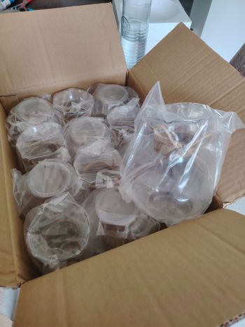 12 vases mariage neuf