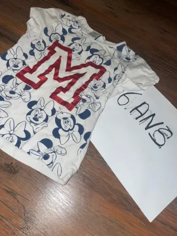 T-shirt blanc Minnie