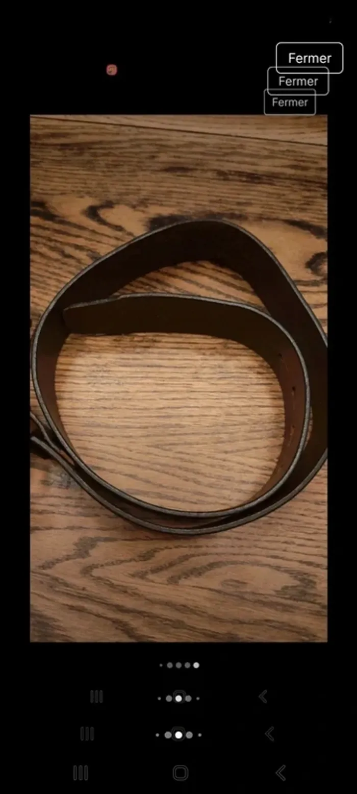 Ceinture Marron cuir Frankie Morello Milano 85cm - photo numéro 17