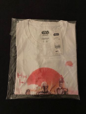 Tee-shirt star wars celio taille L neuf