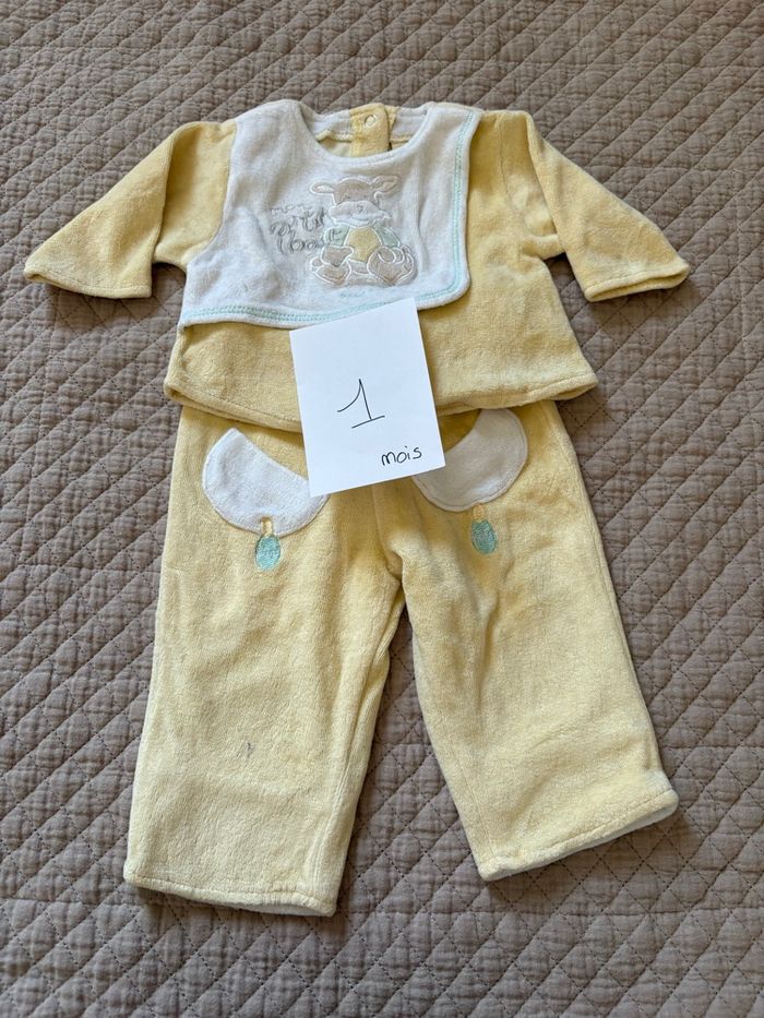 Pyjama 2 pièces / 1 mois / Wapi