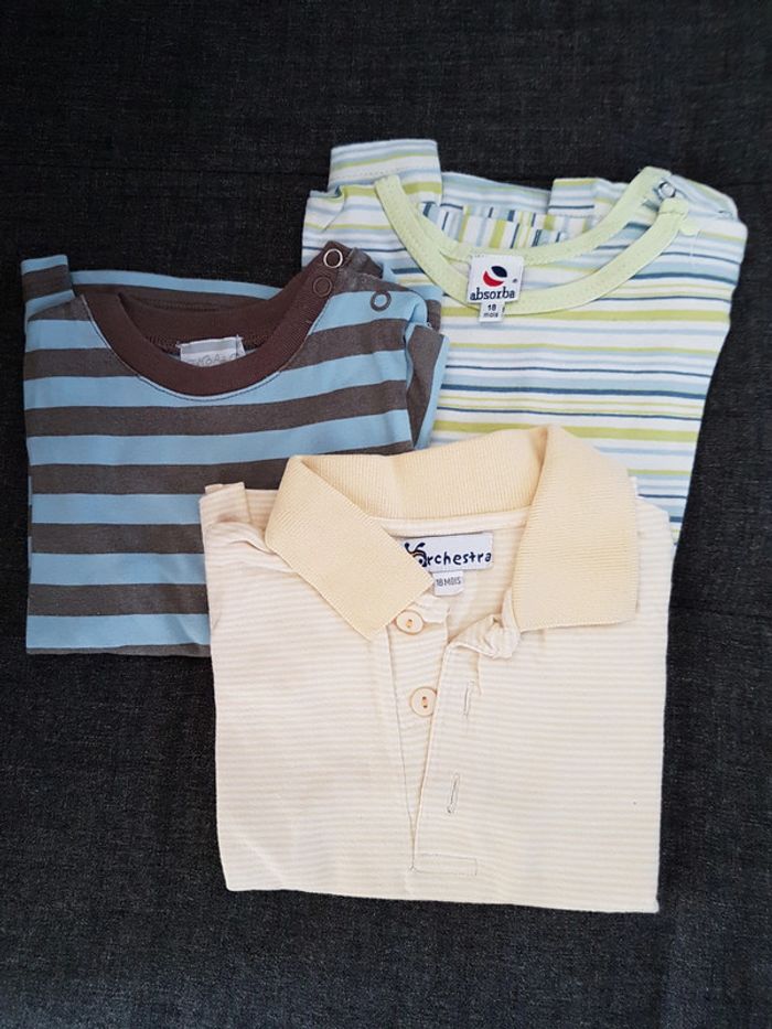 Lot tee shirt 18 mois