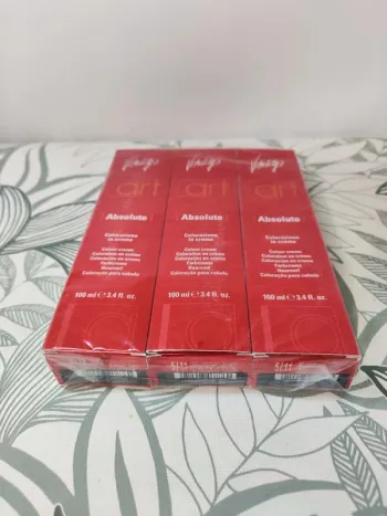 Lot de 3 Vitality's art absolute coloration en crème 5/11 3x100Ml valeur 30€