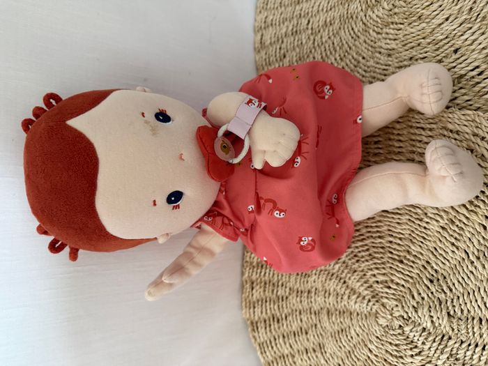 Rose poupon 36 cm en tissu - Lilliputiens - photo numéro 6