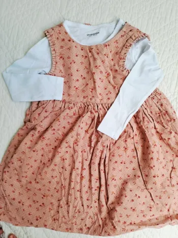 Robe et Tee-shirt ML - 24 mois
