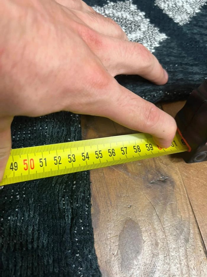 Pull maille vintage motifs noir blanc gris S - photo numéro 11