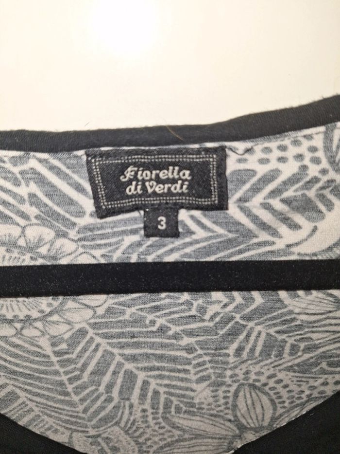 T-shirt long fiorella di verdi T3 - photo numéro 2
