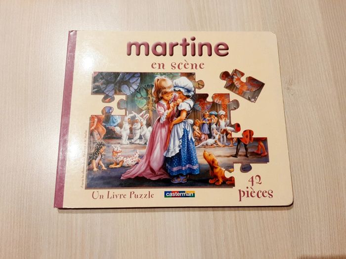 Livre puzzle Martine en scène