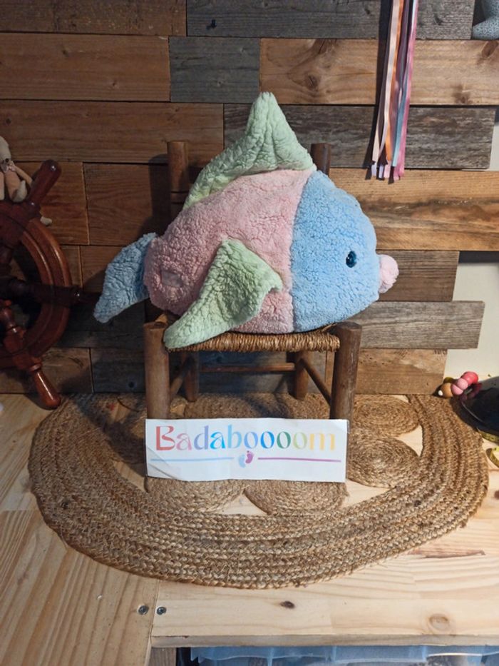 Peluche poisson range-pyjama boulgom vintage