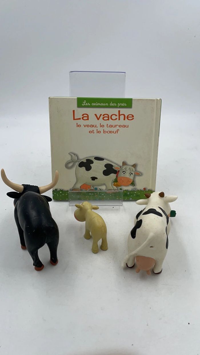 Livre les animaux de la ferme Altaya la vache + Figurines - photo numéro 2