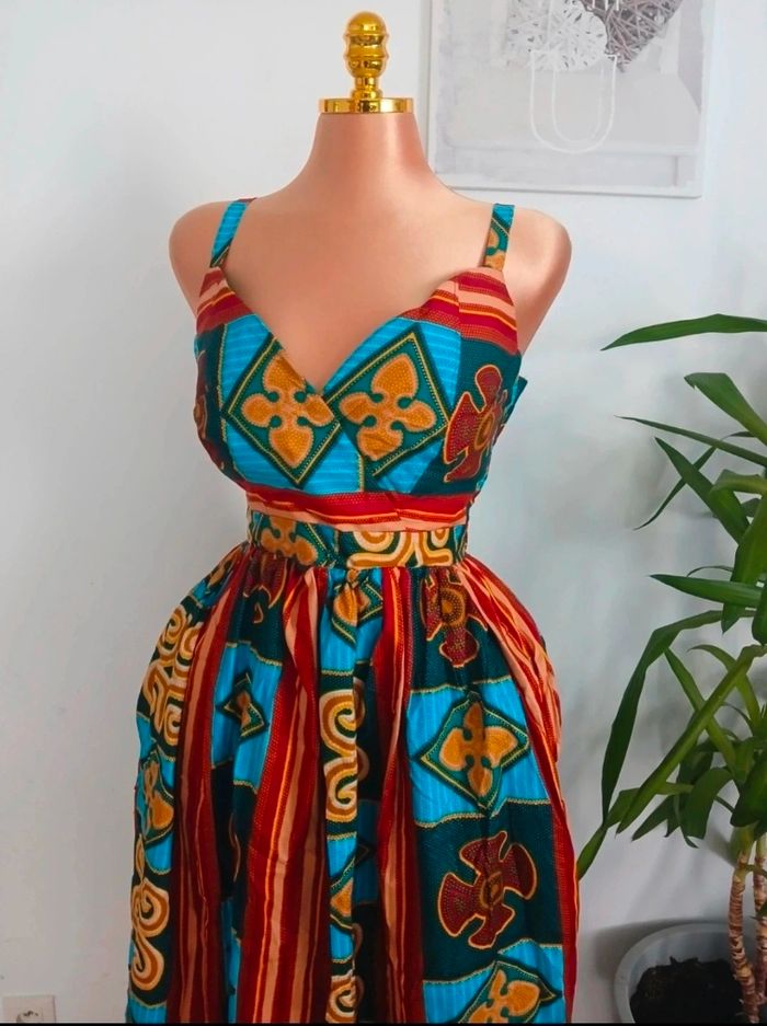 Magnifique Longue Robe d'été Neuve Taille L - photo numéro 7