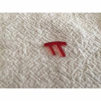 feux arrière 2 droit gauche pièce miniature dodge viper RT10 1/18 1/18eme burago