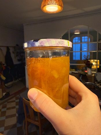 Pot de confiture de bergamote