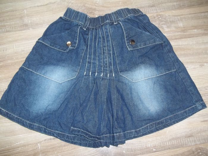 Jupe ample jean Little Girls 10 ans (Jupe1)