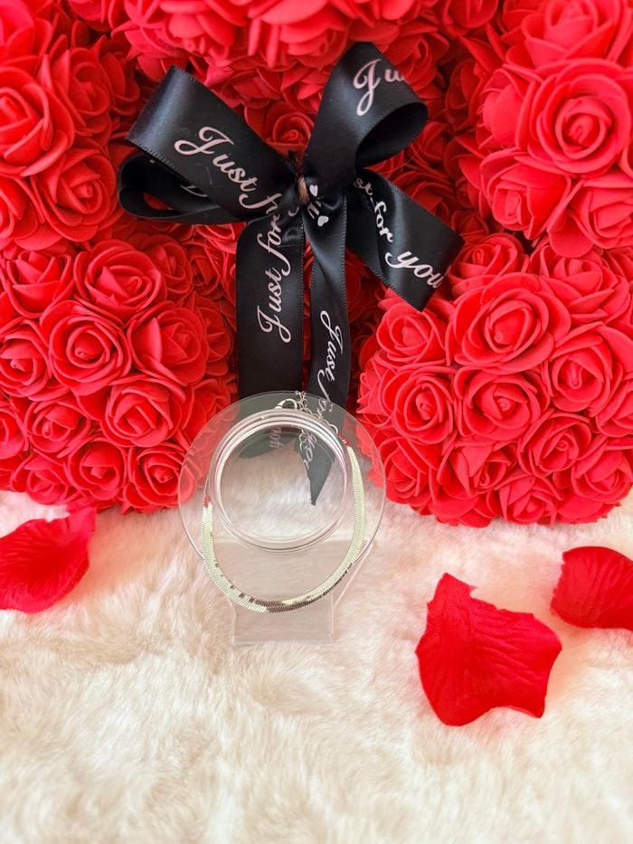 ✨ Bracelet argenté fin à petites perles – Chic et discret ✨ - photo numéro 2