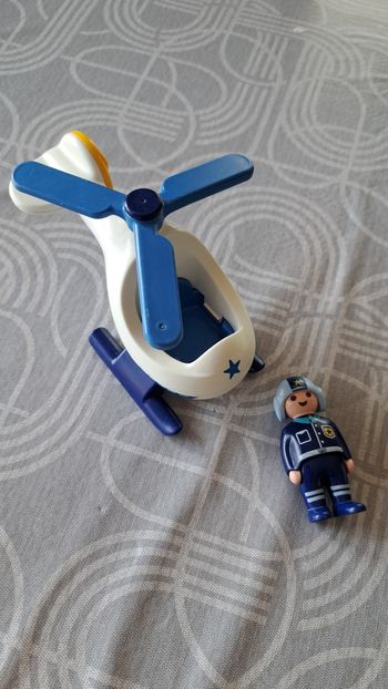 Playmobil 1,2,3 hélicoptère