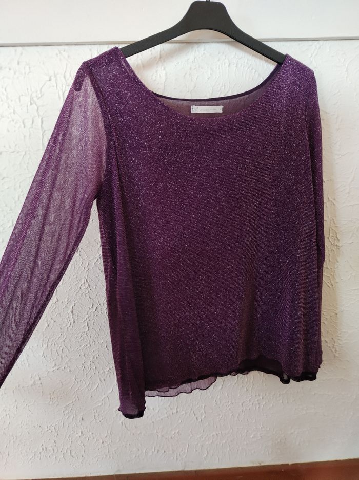 Chemisier à paillettes, neuf sans étiquette