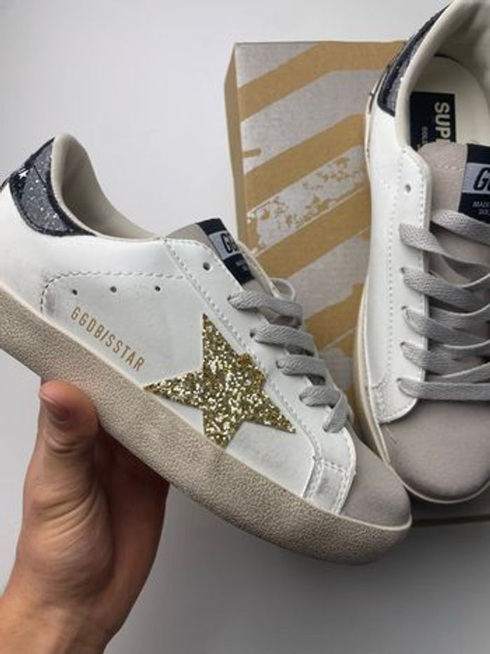 Golden Goose blanches étoile dorée pailletée - photo numéro 2