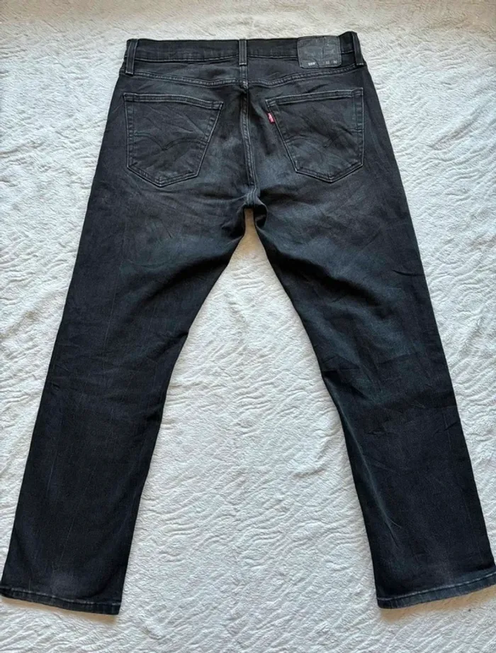 Jean Levi’s 559 homme XL/46 L30 coupe régular straight droit gris anthracite noir 00s y2k vintage - photo numéro 11