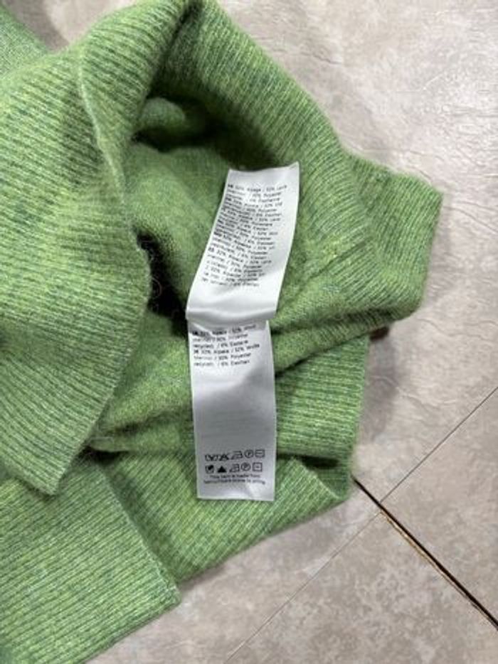 sweat/pull col rond à manches longues Samsøe Samsøe vert S laine - photo numéro 4