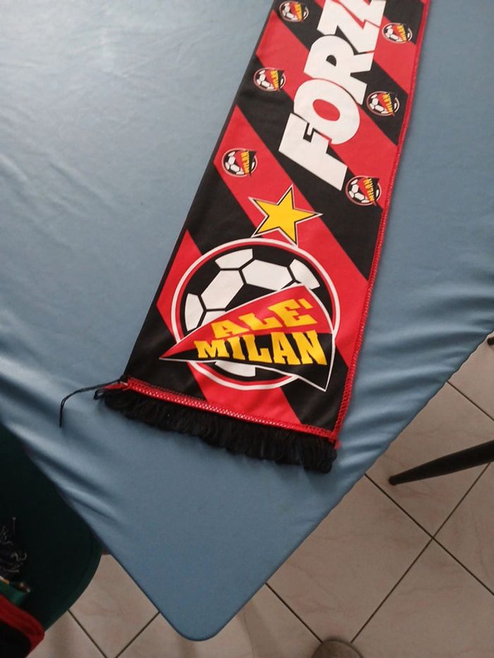 Écharpe foot milan ac Italie italia - photo numéro 2