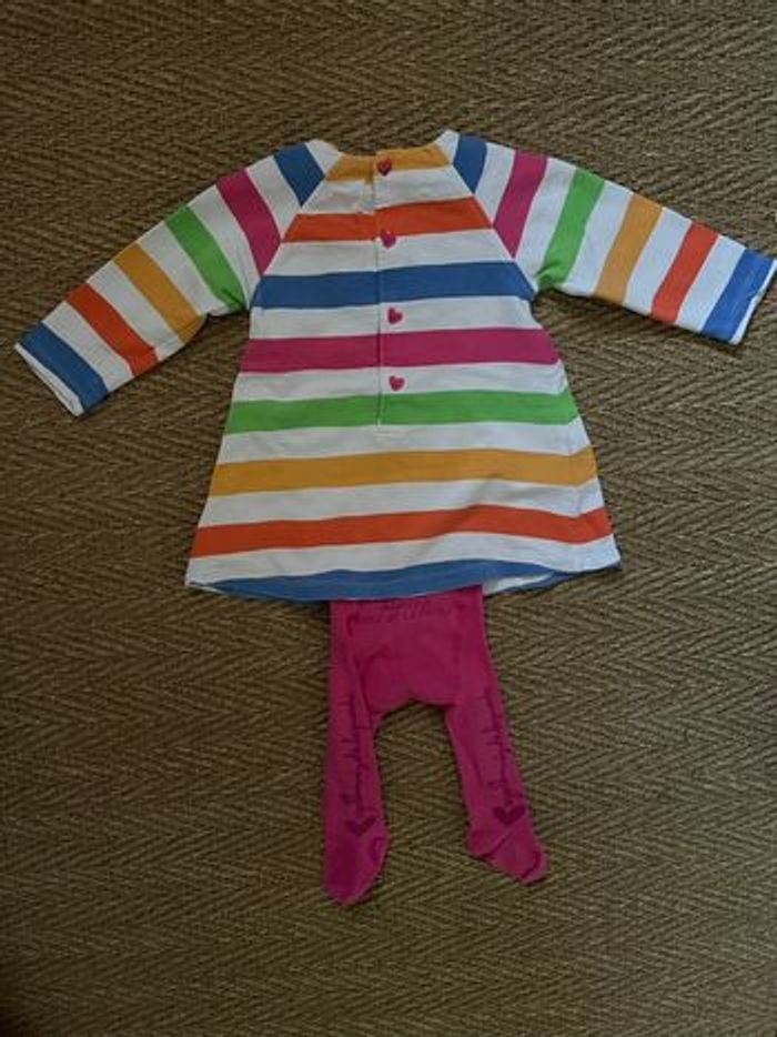 Ensemble robe et collant Agatha Ruiz de la Prada 18 mois - photo numéro 3