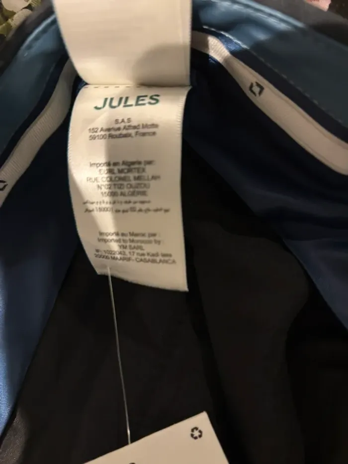 Pantalon de costume bleu gris Jules – T36 – Neuf - photo numéro 8