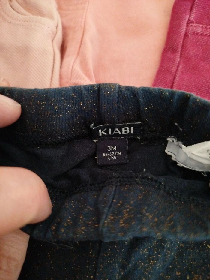Lot 4 pantalons - 3 mois - photo numéro 2