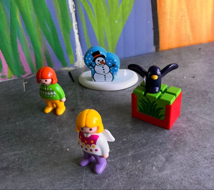 Paysage de Noel playmobil 123