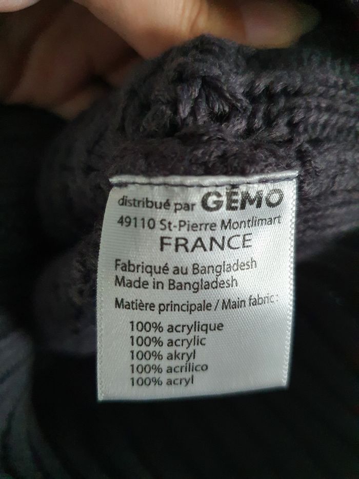 Pull gris manches courtes - photo numéro 3
