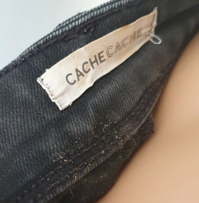 💜 pantacourt taille 40 L Cache Cache #emyfleury_40femme - photo numéro 3