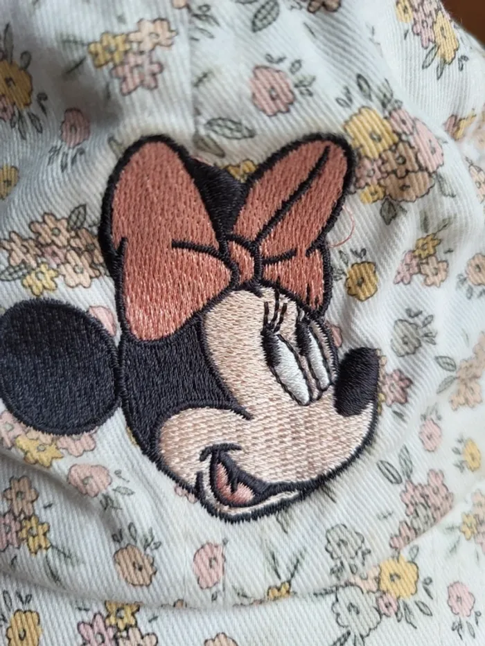 Casquette fleurie broderie Minnie Mouse Disney - photo numéro 7