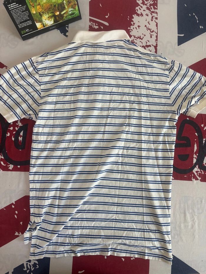 Polo Ralph Lauren taille S à rayures blanche et bleu - photo numéro 13