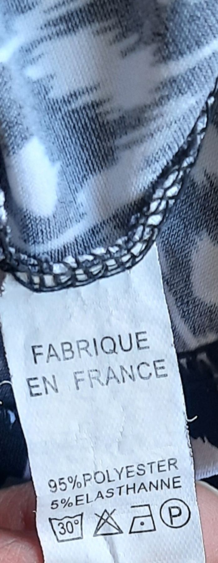 Tunique bleue et blanche, taille 38/M - photo numéro 6