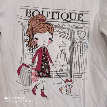 T-shirt blanc 4ans