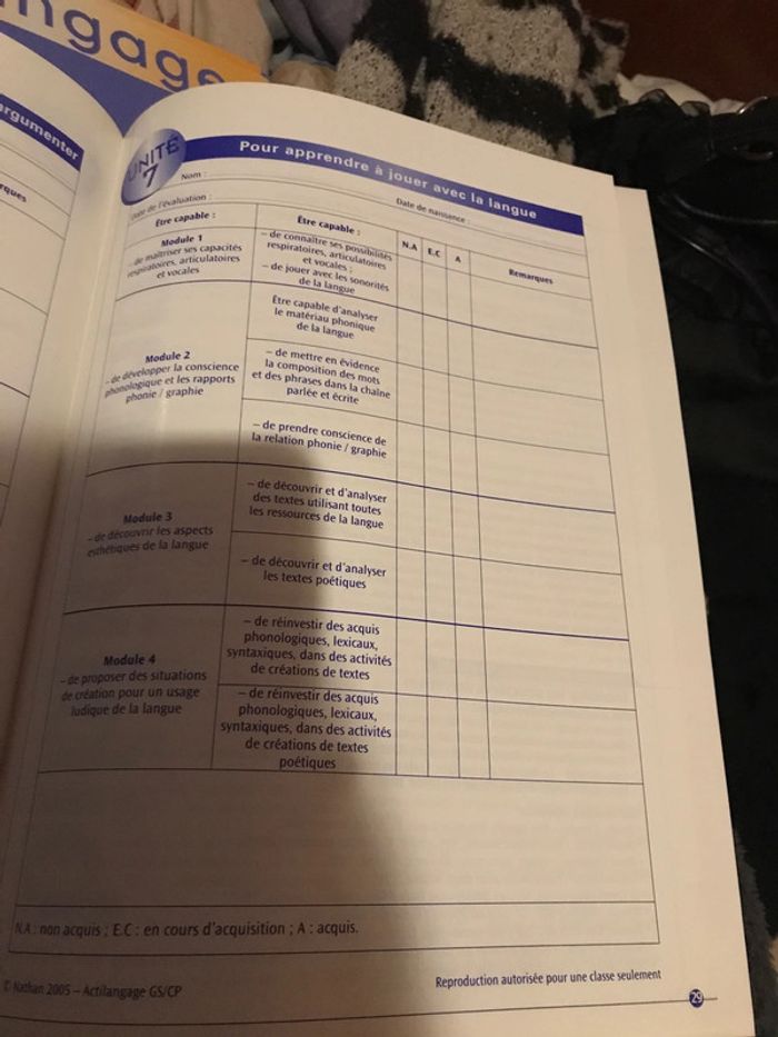 Actilangage GS CP pour construire l’oral et l’écrit Nathan - photo numéro 9