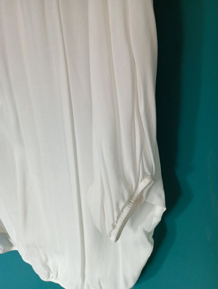 Blouse manches chauve-souris crème - photo numéro 2
