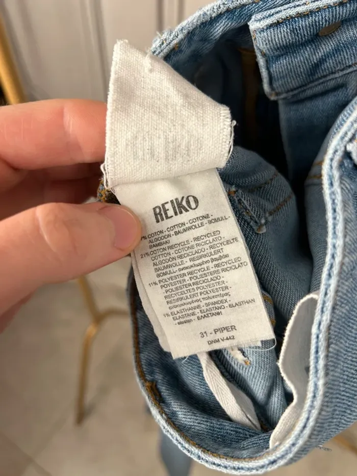 Jean flare taille haute Reiko W31 neuf - photo numéro 7