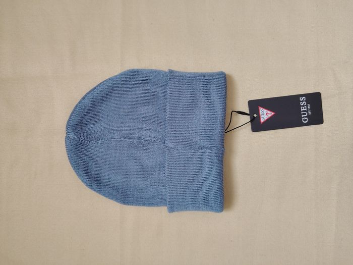 Bonnet GUESS neuf avec étiquette - Bleu Chiné - Taille XS - photo numéro 2
