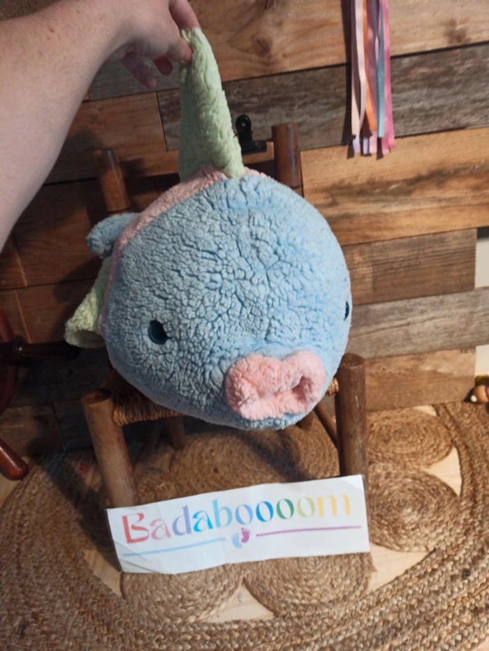 Peluche poisson range-pyjama boulgom vintage - photo numéro 5