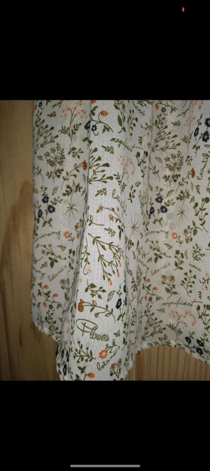 Haut femme, blouse fluide manches courtes