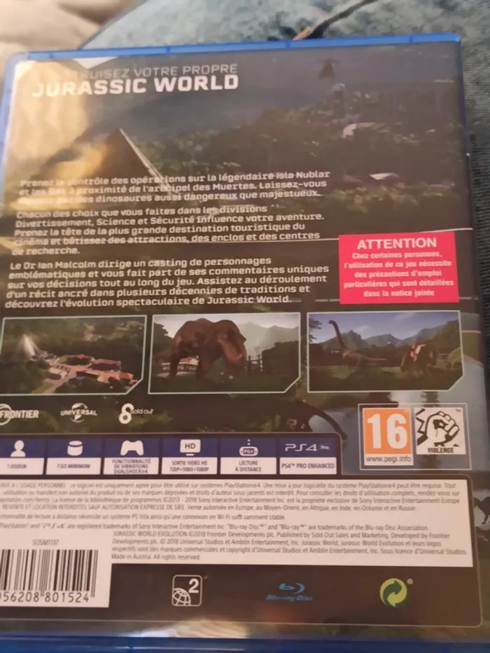 Jurassic world évolution ps4 - photo numéro 2